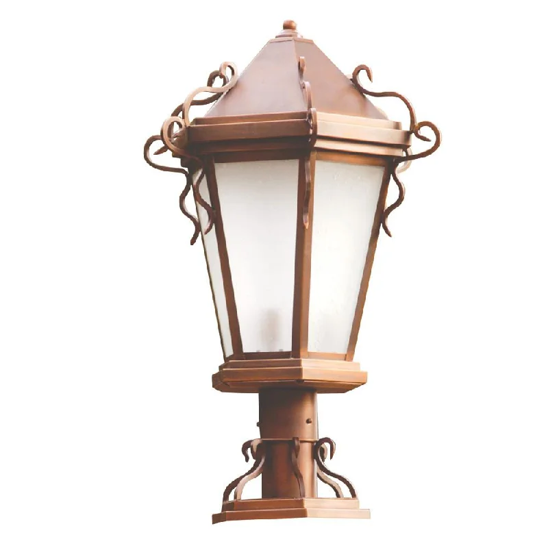 SPJ Lighting SPJ46-12B Post/Column Mount Lantern