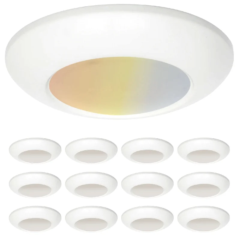 Energy - Efficient Industrial Lighting for Cost - SavingsKira Home 6" LED Disk Light - 5 Color-Adjust Energy - Efficient Industrial Lighting for Cost - SavingsKira Home 6" LED Disk Light - 5 Color-Adjust