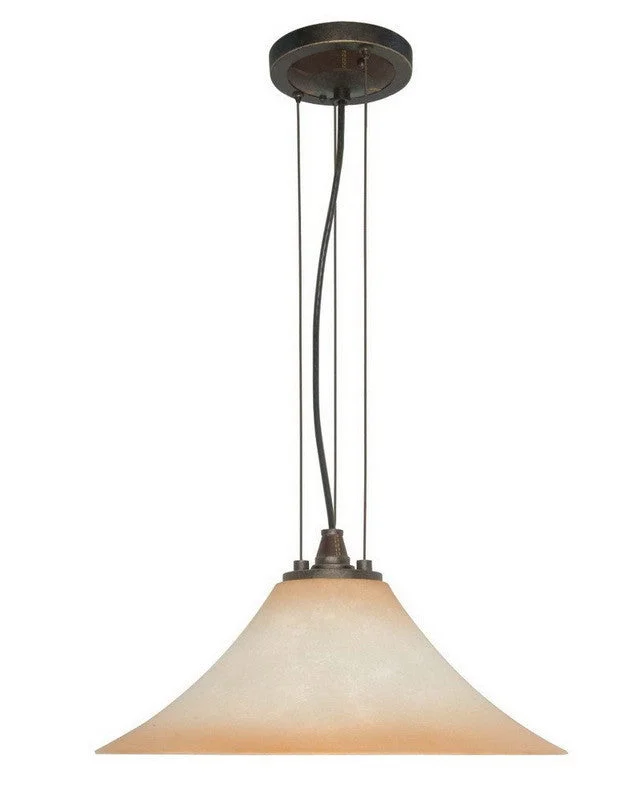 Nuvo Lighting 60-2446 Viceroy Collection One Light Energy Efficient Fluorescent Pendant Chandelier in Golden Umber Finish Nuvo Lighting 60-2446 Viceroy Collection One Light Energy Efficient Fluorescent Pendant Chandelier in Golden Umber Finish