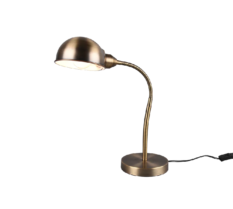 Perry Task/Reading Table Lamps - Brass/Nickel