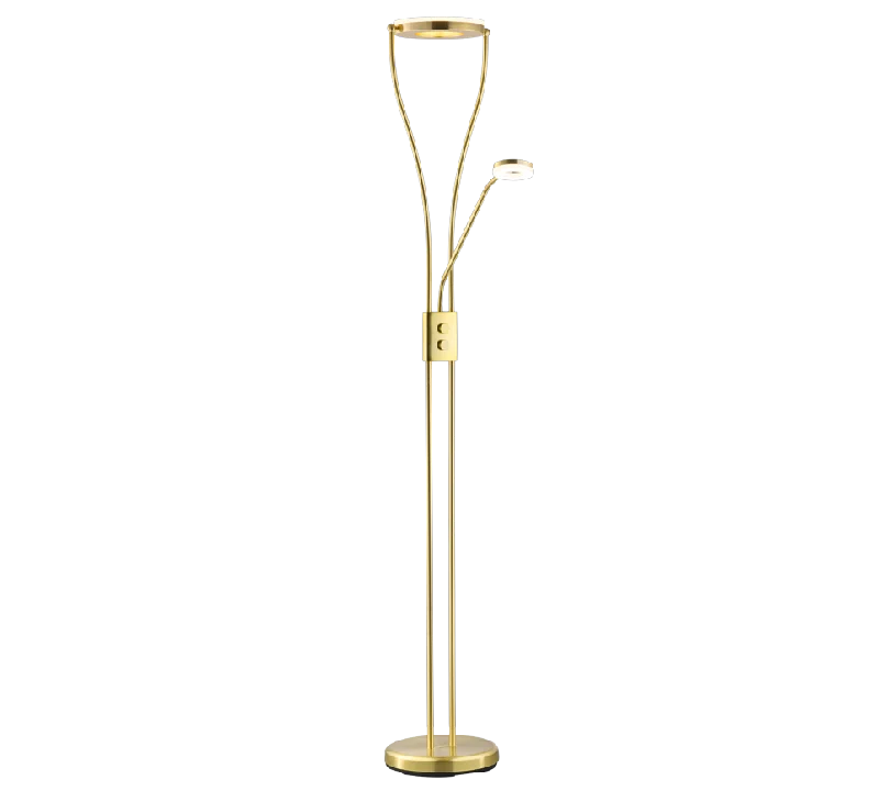 Rennes LED Floor Lamp - Brass