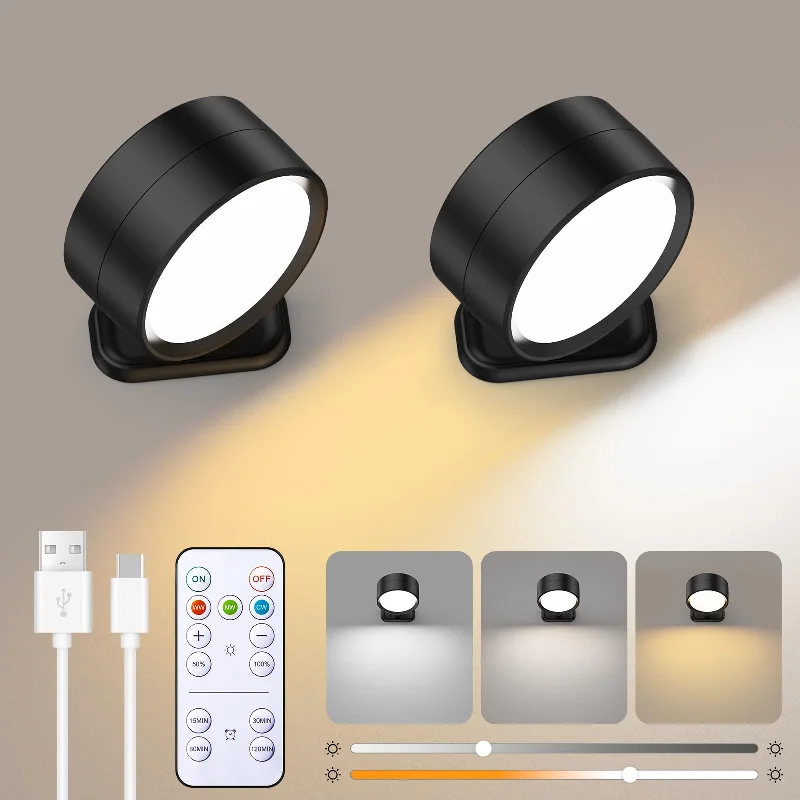 Solar - Powered String Lights for Energy - Saving BackyardsWall Sconce Lights with Remote, USB Rechargeable, Magnetic Solar - Powered String Lights for Energy - Saving BackyardsWall Sconce Lights with Remote, USB Rechargeable, Magnetic