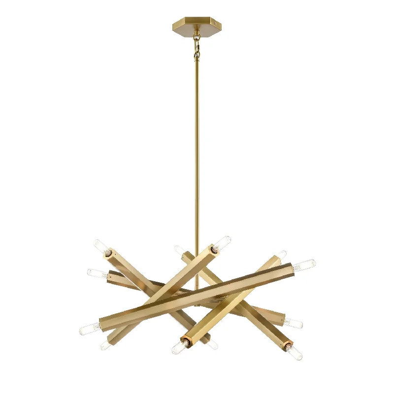 Industrial Lighting for Furniture FactoriesKestrel 12 Light Pendant