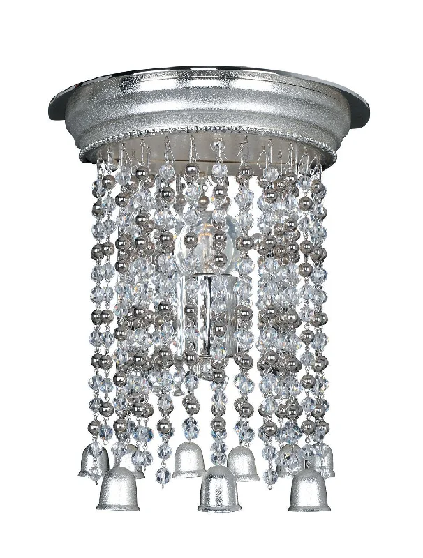 Kalco Lighting 026620-017-FR0010 Clare Collection One Light Wall Sconce in Two Tone Silver Finish Kalco Lighting 026620-017-FR0010 Clare Collection One Light Wall Sconce in Two Tone Silver Finish