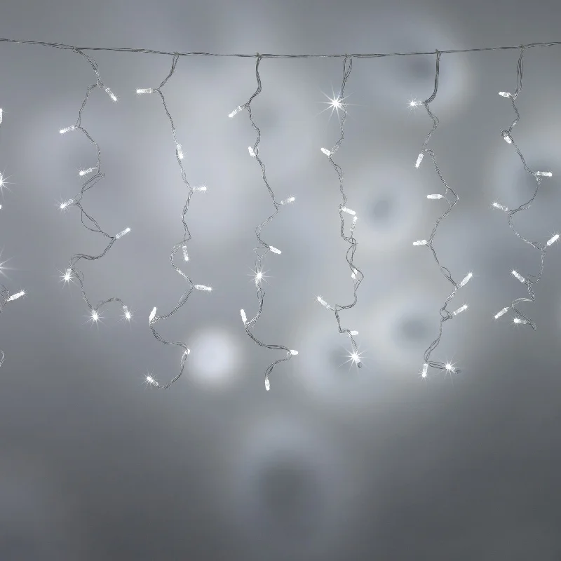Twinkling String Lights for a Magical AtmosphereCore Connect 2m x 1m 96 White Connectable Curtain Lights Clear Cable Twinkling String Lights for a Magical AtmosphereCore Connect 2m x 1m 96 White Connectable Curtain Lights Clear Cable