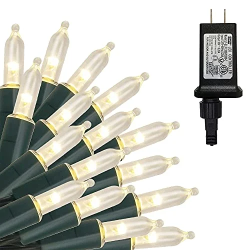 Color - Changing LED String Lights for Christmas Decor300 LED Christmas Mini String Lights - 99ft - Fairy Lights with Safe Adapter - Warm White Color - Changing LED String Lights for Christmas Decor300 LED Christmas Mini String Lights - 99ft - Fairy Lights with Safe Adapter - Warm White