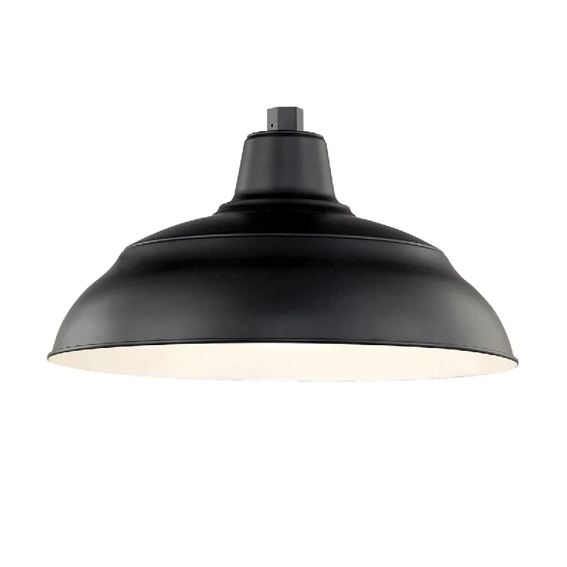 Dimmable Industrial Lighting for Ambiance ControlR Series 14 in. LED Black Outdoor Warehouse Shade with 3/4 in. Fitter Dimmable Industrial Lighting for Ambiance ControlR Series 14 in. LED Black Outdoor Warehouse Shade with 3/4 in. Fitter