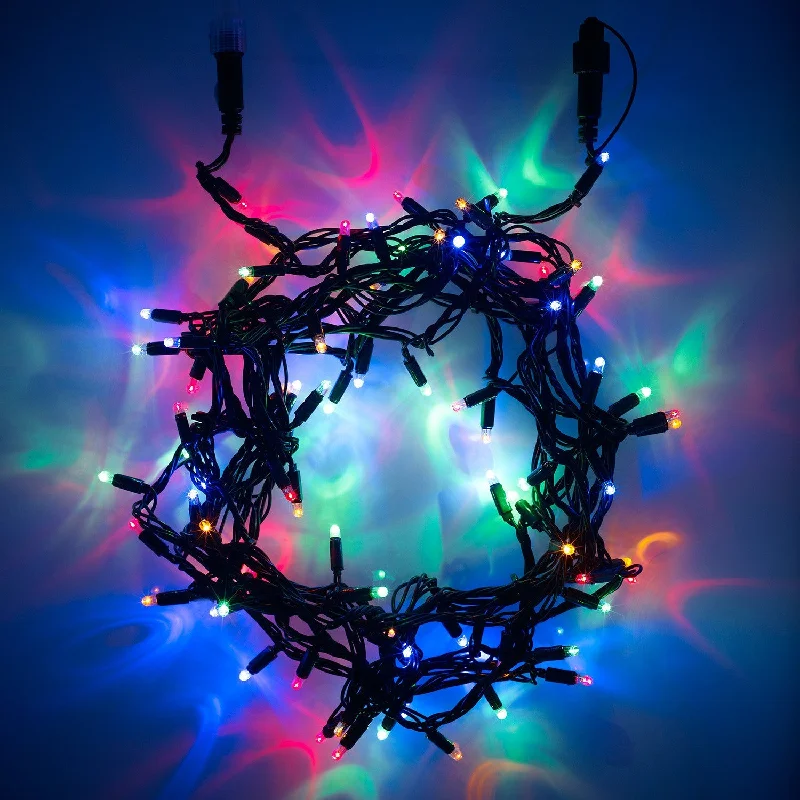 String Lights for Camping TripsCore Connect 10m 100 Multi Coloured Connectable Fairy Lights Green Cable String Lights for Camping TripsCore Connect 10m 100 Multi Coloured Connectable Fairy Lights Green Cable