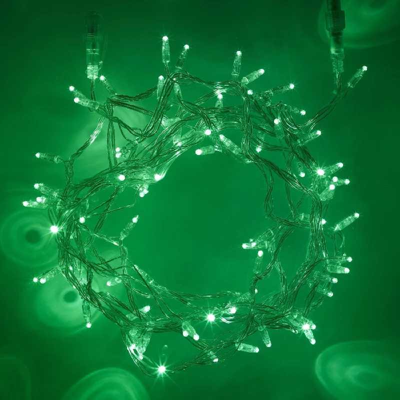 String Lights for Seasonal Decorations (Spring, Fall, etc.)Core Connect 10m 100 Green Connectable Fairy Lights Clear Cable String Lights for Seasonal Decorations (Spring, Fall, etc.)Core Connect 10m 100 Green Connectable Fairy Lights Clear Cable