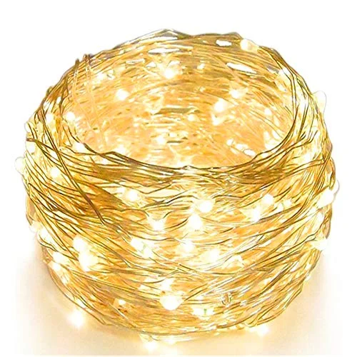 String Lights for Outdoor Dining Areas33ft 100 LED Silver Wire Fairy String Lights - Battery Operated - Warm White - 1 Pack String Lights for Outdoor Dining Areas33ft 100 LED Silver Wire Fairy String Lights - Battery Operated - Warm White - 1 Pack