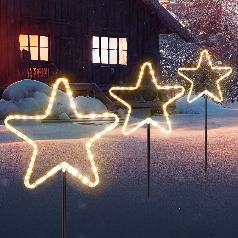 String Lights for Wedding ReceptionsChristmas LED Pathway String Lights, Star, 8 Lighting Modes String Lights for Wedding ReceptionsChristmas LED Pathway String Lights, Star, 8 Lighting Modes