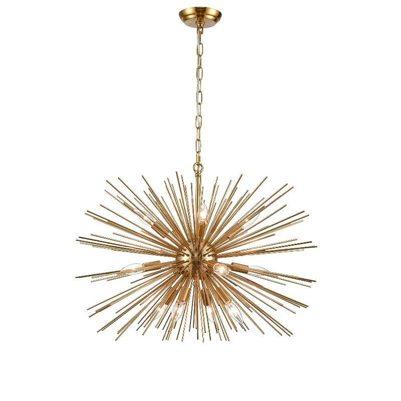 Industrial Lighting for Furniture FactoriesModern Brass 12-Light Chandelier Hanging DIY Light Fixture Industrial Lighting for Furniture FactoriesModern Brass 12-Light Chandelier Hanging DIY Light Fixture