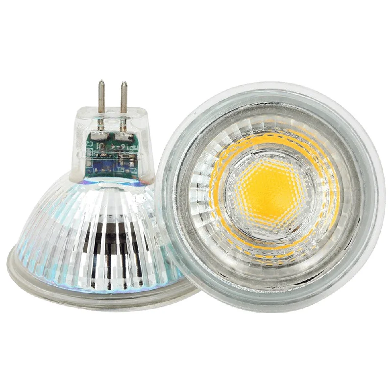LED String Lights with Warm White GlowABBA 12V 5W Dimmable Glass MR16 LED Light Bulb, 2700K-5000K