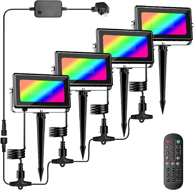 Solar - Powered String Lights for Energy - Saving BackyardsGluroo Floodlight Outdoor Rgb Colour Changing LED Flood Lights Solar - Powered String Lights for Energy - Saving BackyardsGluroo Floodlight Outdoor Rgb Colour Changing LED Flood Lights