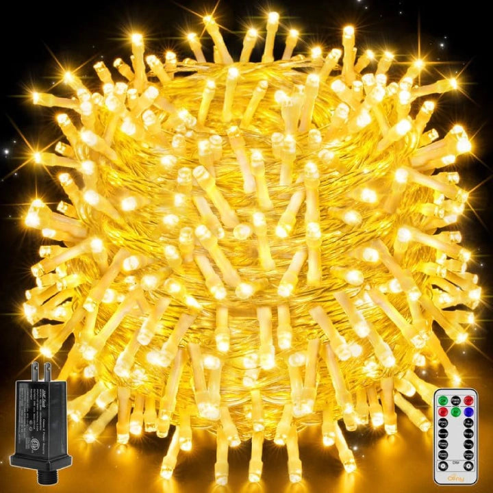 String Lights for Nursery Room DecorOllny 800 LED 262ft Warm White String Lights (Clear Cable, Plug in, 8 Modes, IP44 Waterproof) String Lights for Nursery Room DecorOllny 800 LED 262ft Warm White String Lights (Clear Cable, Plug in, 8 Modes, IP44 Waterproof)