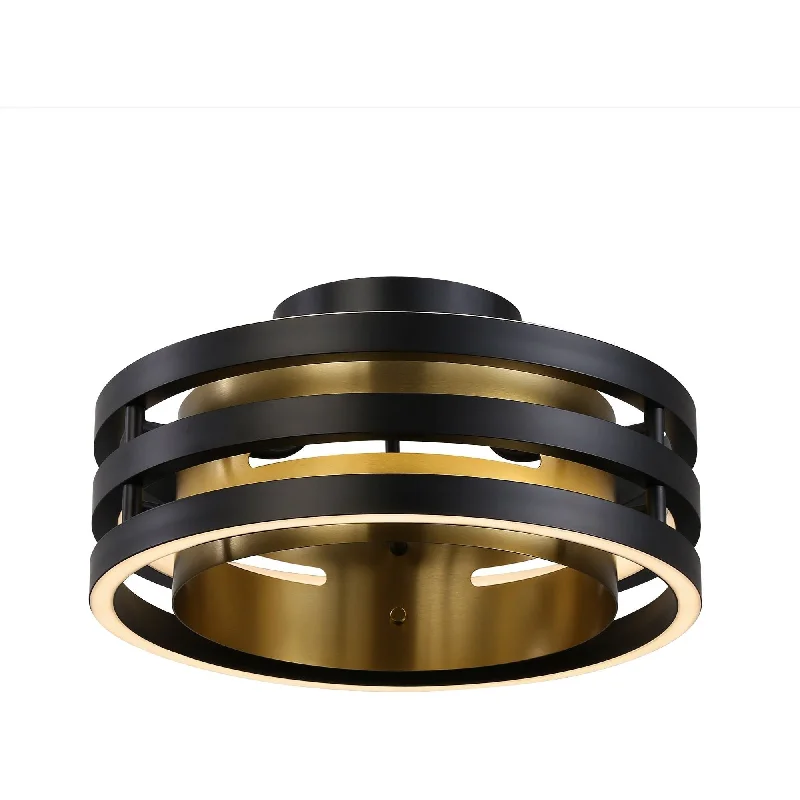 Toledo 1-Light Semi-Flush Mount