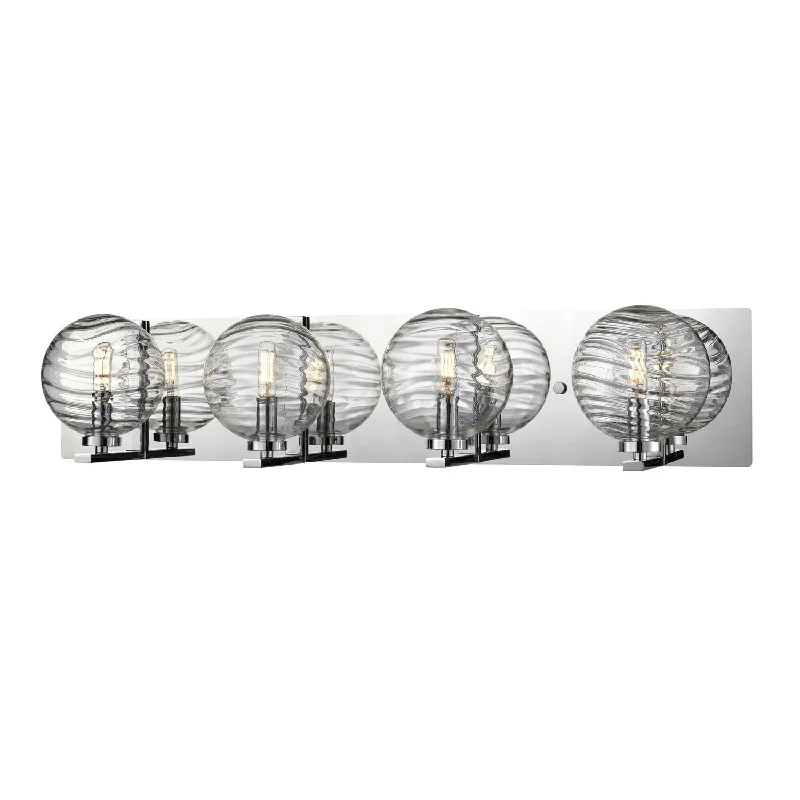 Industrial Lighting for Woodworking FactoriesTropea Four Light Vanity