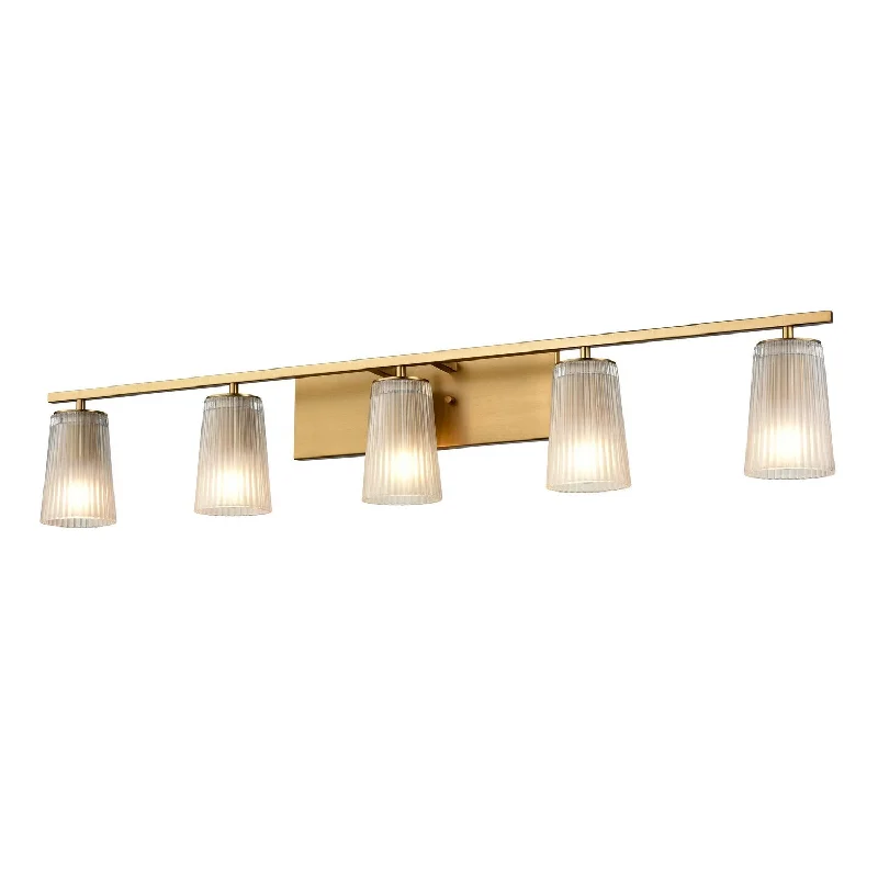 Durable Industrial Lighting for Harsh EnvironmentsLuca Five Light Vanity