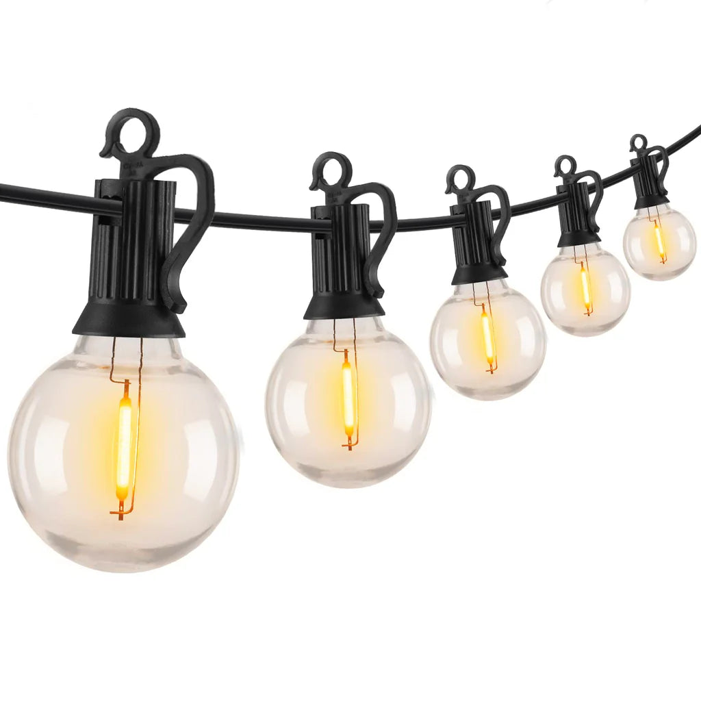 String Lights for Seasonal Decorations (Spring, Fall, etc.)Gluroo G40 Waterproof Shatterproof Outdoor String Lights String Lights for Seasonal Decorations (Spring, Fall, etc.)Gluroo G40 Waterproof Shatterproof Outdoor String Lights