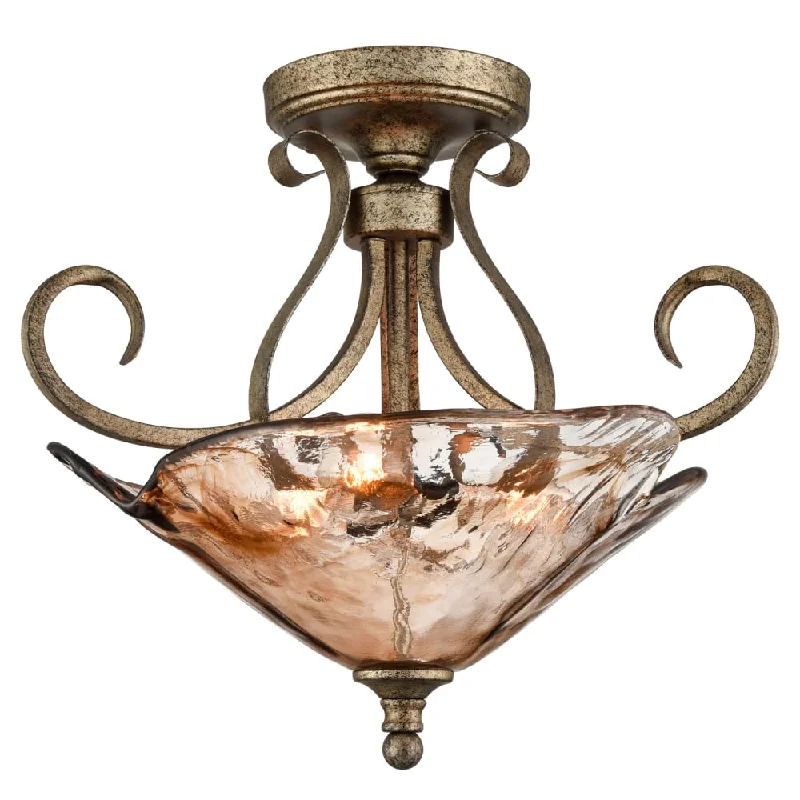 Industrial Wall - Mounted Lighting for Workshop WallsArt Deco Semi Flush Rustic Ceiling Light Amber Glass Shade Industrial Wall - Mounted Lighting for Workshop WallsArt Deco Semi Flush Rustic Ceiling Light Amber Glass Shade