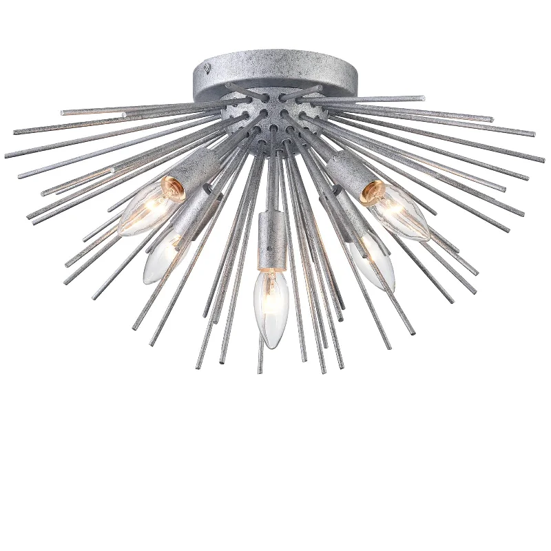 Industrial Flood Lighting for Outdoor Loading DocksFarmhouse Sputnik Ceiling Light Flush Mount 5-Light Industrial Flood Lighting for Outdoor Loading DocksFarmhouse Sputnik Ceiling Light Flush Mount 5-Light