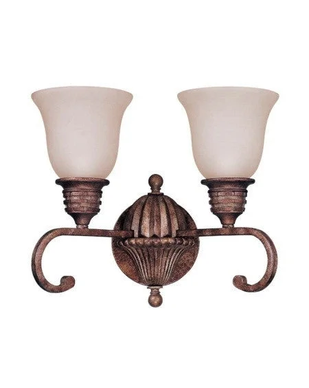 Nuvo Lighting 60-1611 Belvedere Collection 2 Light Bath Wall Fixture in Crackled Bullion Finish Nuvo Lighting 60-1611 Belvedere Collection 2 Light Bath Wall Fixture in Crackled Bullion Finish