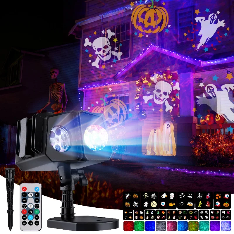 Color - Changing LED String Lights for Christmas DecorHalloween Projector Lights, 26 HD Effects Color - Changing LED String Lights for Christmas DecorHalloween Projector Lights, 26 HD Effects
