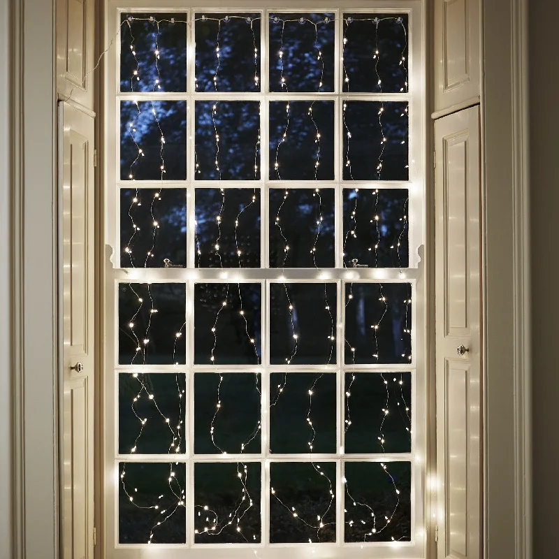 Waterproof String Lights for Patio Decor200 Warm White Micro LED Curtain Light