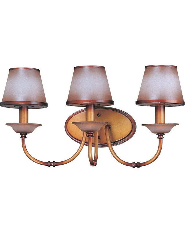Nuvo Lighting 60-1651 Cornelia Collection Three Light Bath Vanity Wall Fixture in Newport Copper Finish Nuvo Lighting 60-1651 Cornelia Collection Three Light Bath Vanity Wall Fixture in Newport Copper Finish