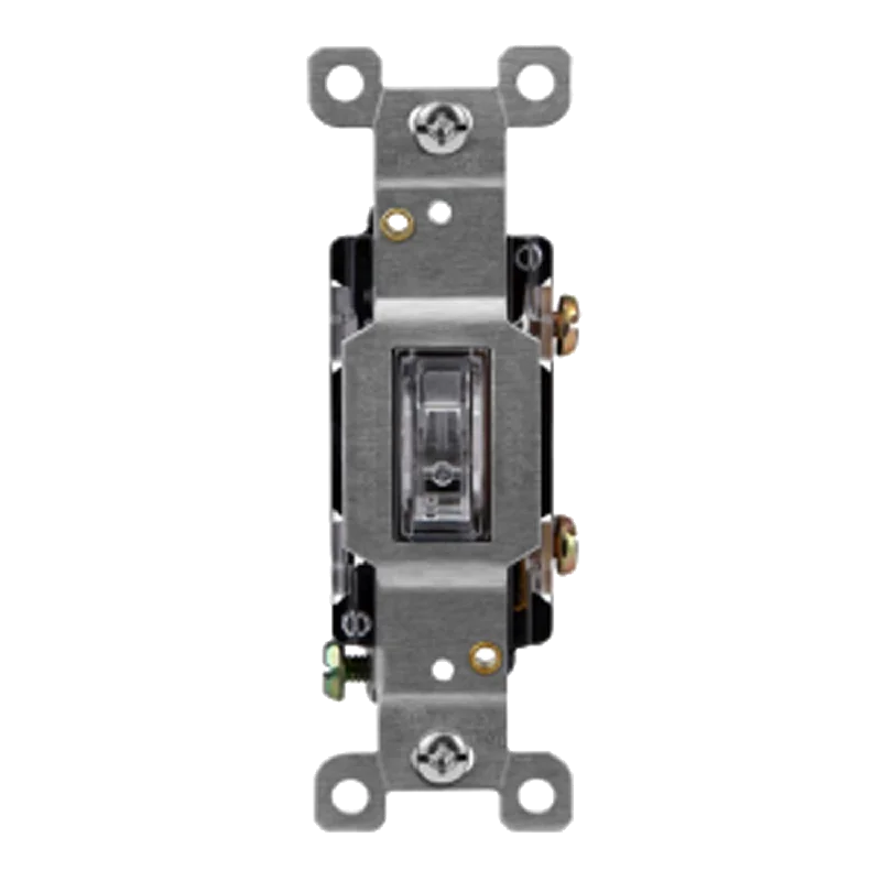 Industrial Lighting for Chemical Plants15A Clear Lighted Toggle Switch