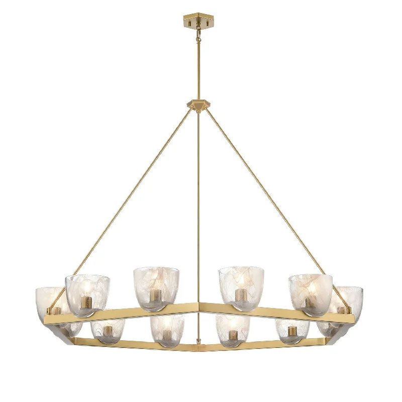 Industrial Exit Sign Lighting for Quick EvacuationChalice 12 Light Pendant