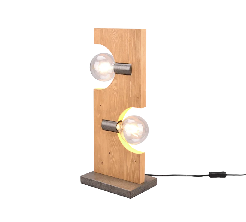 Tailor Table Lamp - Wood