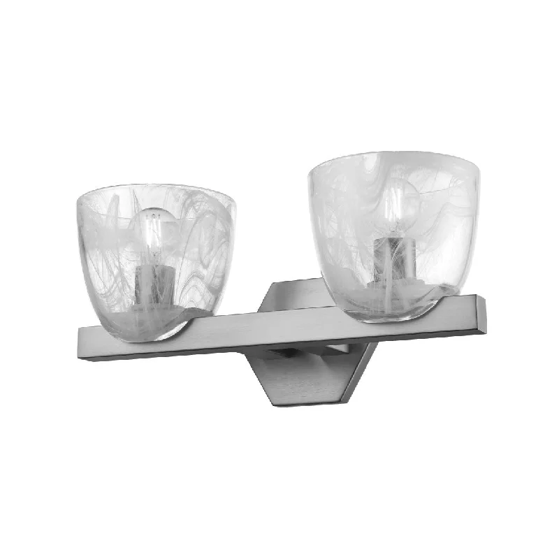 Industrial Lighting with High CRI (Color Rendering Index) for True Color PerceptionChalice Two Light Vanity Industrial Lighting with High CRI (Color Rendering Index) for True Color PerceptionChalice Two Light Vanity