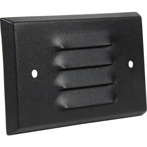String Lights for Restaurant Outdoor SeatingOrbit B601C-BK Step Light Face Plate - Black String Lights for Restaurant Outdoor SeatingOrbit B601C-BK Step Light Face Plate - Black