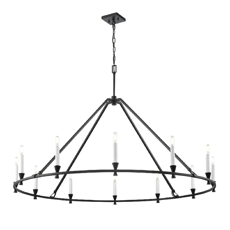 Durable Industrial Lighting for Harsh EnvironmentsCarisbrooke 12 Light Chandelier