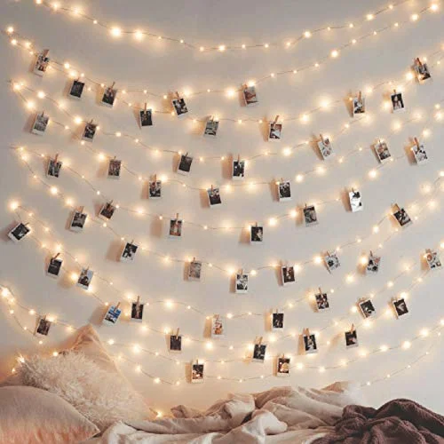 String Lights for Balcony Decoration200 LED 66ft Copper Fairy String Lights - 8 Modes - USB Powered - Remote Control - Warm White String Lights for Balcony Decoration200 LED 66ft Copper Fairy String Lights - 8 Modes - USB Powered - Remote Control - Warm White