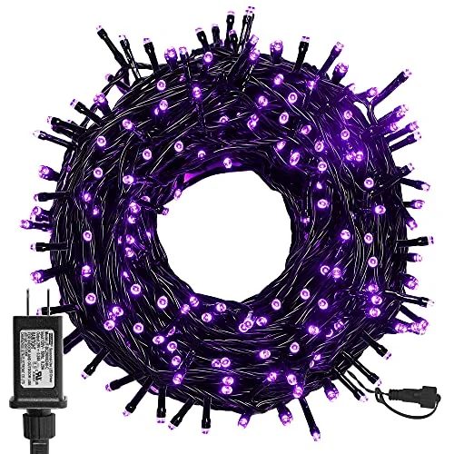 Fairy String Lights for Bedroom DecorLED String Lights - Plug-in - 8 Modes - Purple - 99 ft Fairy String Lights for Bedroom DecorLED String Lights - Plug-in - 8 Modes - Purple - 99 ft