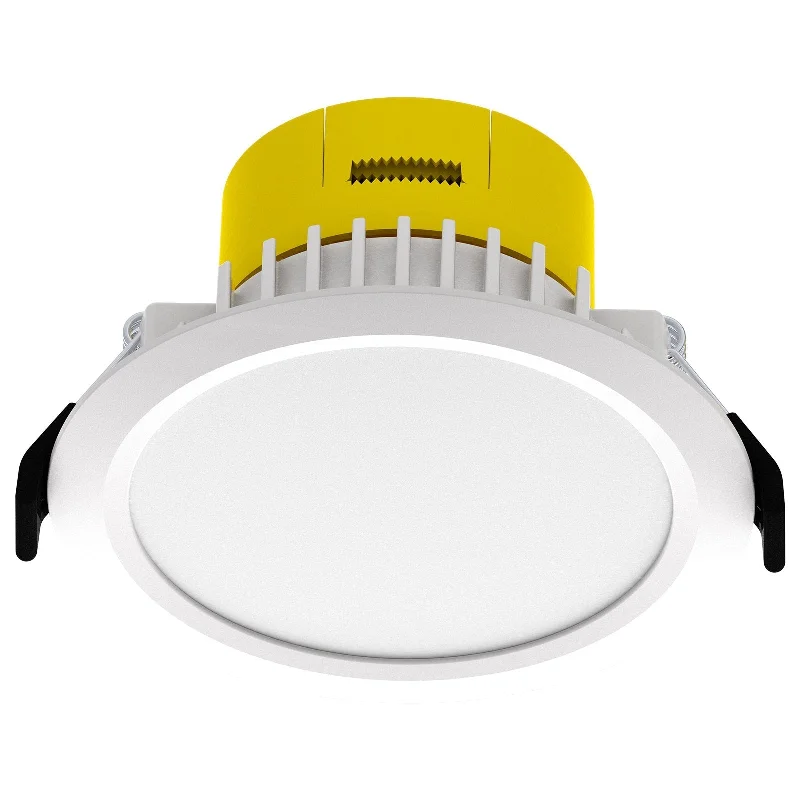 Industrial Emergency Lighting for Safety in FactoriesZeke 9W Tri-Colour LED Flush Lens Downlight Industrial Emergency Lighting for Safety in FactoriesZeke 9W Tri-Colour LED Flush Lens Downlight