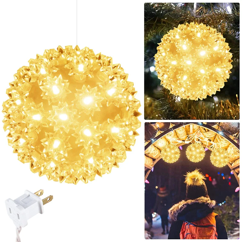 String Lights for Outdoor Dining AreasChristmas LED Starlight Sphere