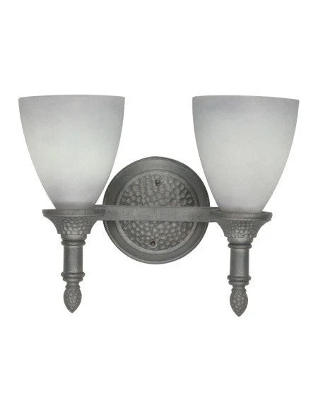 Nuvo Lighting 60-1059 Nottingham Collection 2 Light Bath Vanity Wall Mount in Purnice Stone Finish