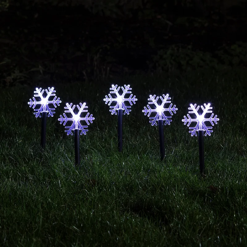 String Lights with Clear Bulbs for a Classic Look5 Acrylic Snowflake Christmas Garden Stake Lights String Lights with Clear Bulbs for a Classic Look5 Acrylic Snowflake Christmas Garden Stake Lights