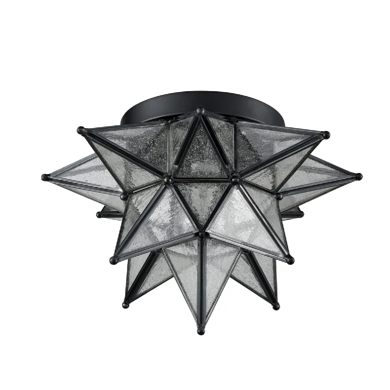 Explosion - Proof Industrial Lighting for Hazardous LocationsSeeded Glass Moravian Star Flush Mount Ceiling Light Explosion - Proof Industrial Lighting for Hazardous LocationsSeeded Glass Moravian Star Flush Mount Ceiling Light