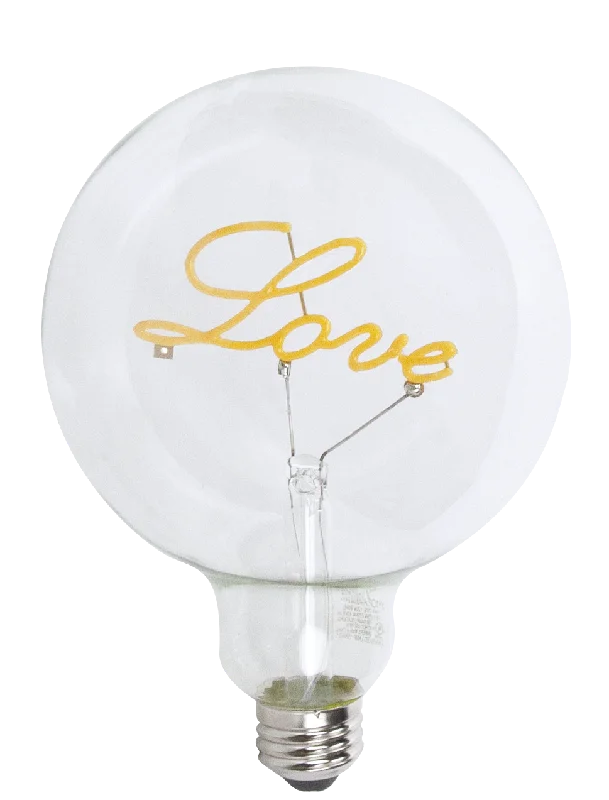 Low - Bay Industrial Lighting Fixtures for Small FactoriesLED Shape Filament G40 Lamp, Love Base Up - 1W, Yellow Low - Bay Industrial Lighting Fixtures for Small FactoriesLED Shape Filament G40 Lamp, Love Base Up - 1W, Yellow