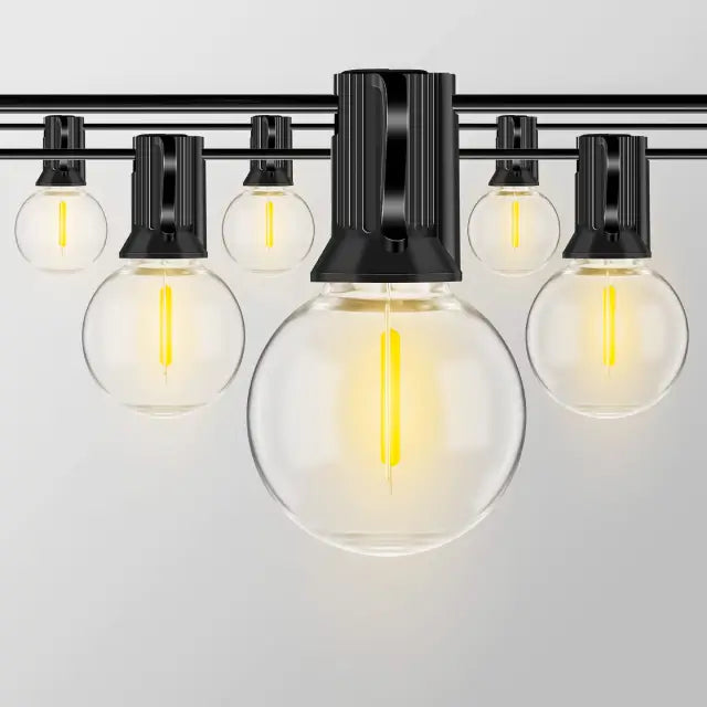 String Lights for Outdoor Dining AreasOllny 25FT G40 Outdoor String Lights (13 Bulbs, IP45 Waterproof, Connectable, 1 Spare Bulbs) String Lights for Outdoor Dining AreasOllny 25FT G40 Outdoor String Lights (13 Bulbs, IP45 Waterproof, Connectable, 1 Spare Bulbs)