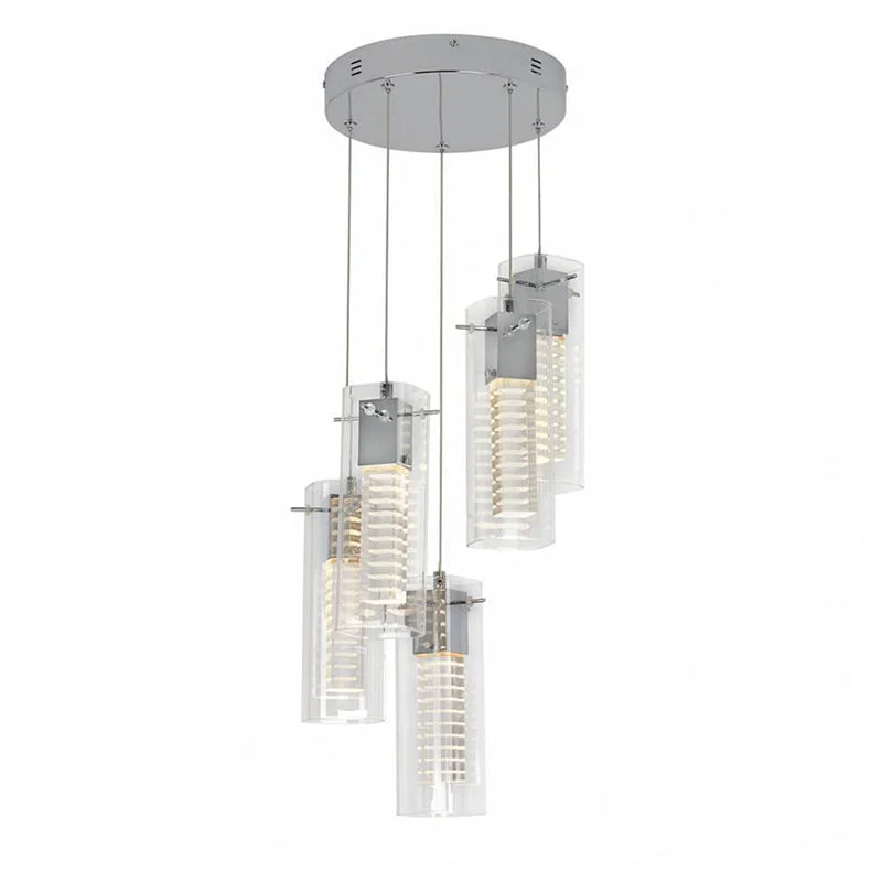 Industrial Lighting for Woodworking FactoriesHOL5SP-RN Hologram 5-lt 10" LED Pendant Industrial Lighting for Woodworking FactoriesHOL5SP-RN Hologram 5-lt 10" LED Pendant