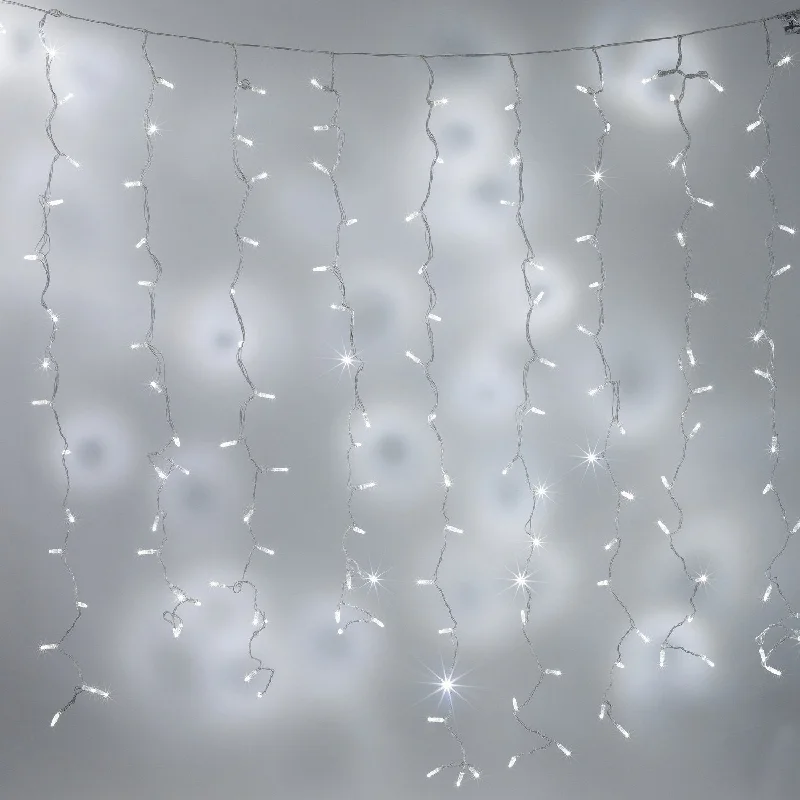 String Lights for Hotel Courtyard LightingCore Connect 2m x 2m 192 White Connectable Curtain Lights Clear Cable String Lights for Hotel Courtyard LightingCore Connect 2m x 2m 192 White Connectable Curtain Lights Clear Cable