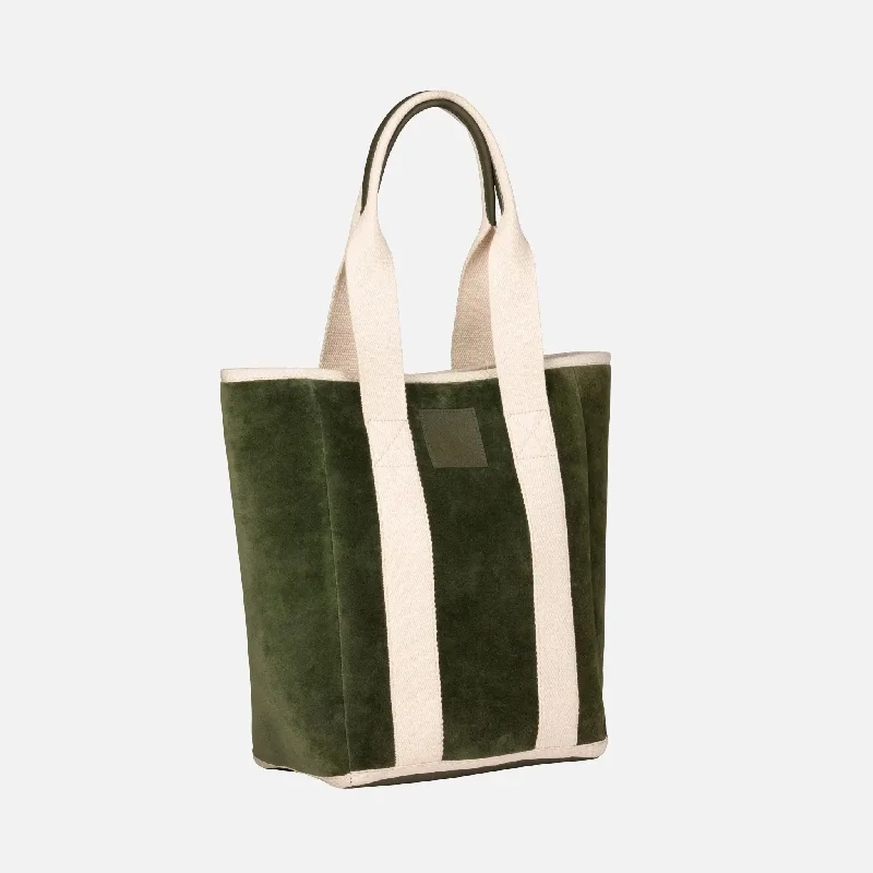 Quebec Velvet Shopping Tote