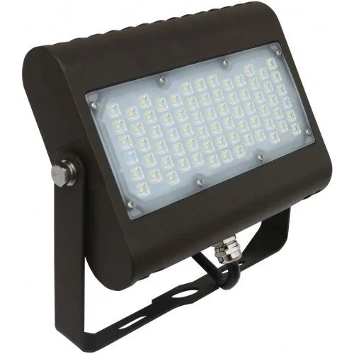 String Lights for Hotel Courtyard LightingOrbit LFL7-50W-CW-T Slim LED Flood Light With Trunnion 50W 120~277V 5000K - Bronze String Lights for Hotel Courtyard LightingOrbit LFL7-50W-CW-T Slim LED Flood Light With Trunnion 50W 120~277V 5000K - Bronze
