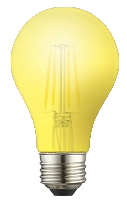 Color - Tunable Industrial Lighting for Special ApplicationsLED Classic Filament A19 Lamp E26 Yellow Clear - 2.4", 4.5W Color - Tunable Industrial Lighting for Special ApplicationsLED Classic Filament A19 Lamp E26 Yellow Clear - 2.4", 4.5W