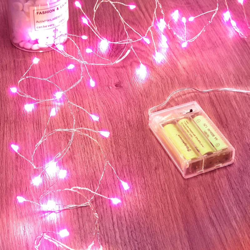 Fairy String Lights for Bedroom DecorCluster Lights on Silver Wire, AA Battery Operated Fairy String Lights for Bedroom DecorCluster Lights on Silver Wire, AA Battery Operated